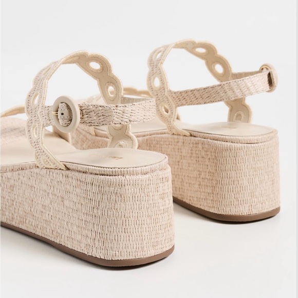 Larroudé
Florence Broderie Flatforms Platform Sandals size 10 NWOT - Picture 3 of 5